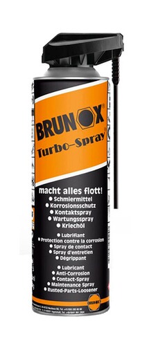 Brunox Turbo Spray Dose a 500 ml Aerosol, POWER-CLICK Dose à 500 ml