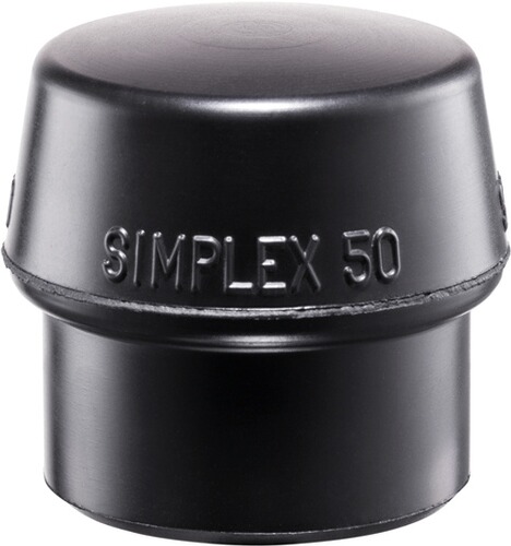 Einsatz für Simplex-Schonhammer, Gummikomposition, schwarz 50 mm