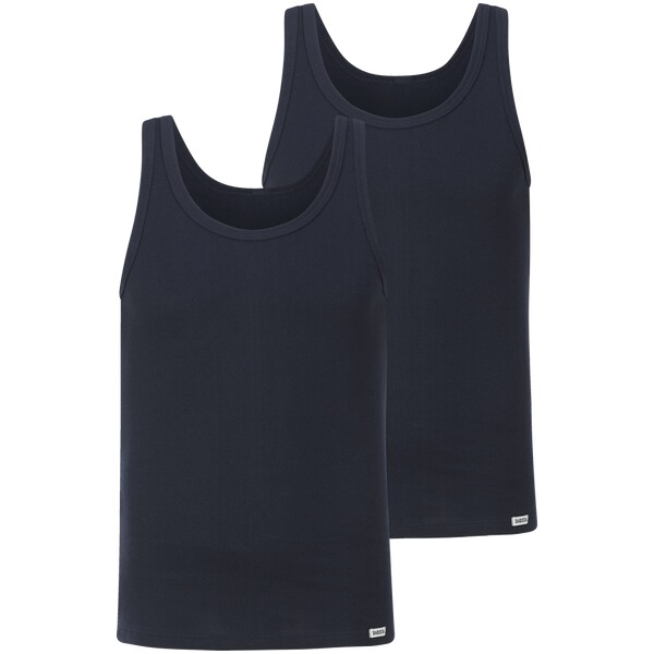 Thumbnail - 2er Pack Unterhemd COMOTELLO dunkelblau
