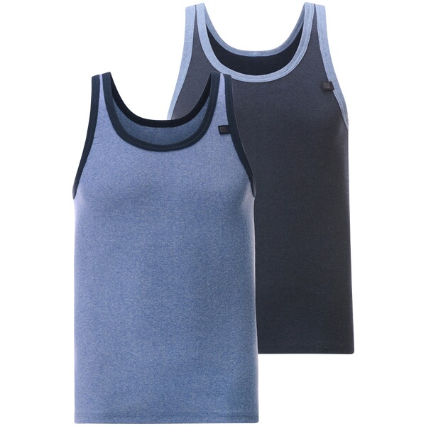 Thumbnail - 2er Pack Unterhemd KALMIR dunkelblau