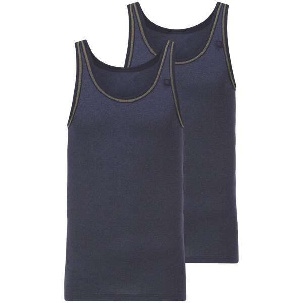 Thumbnail - 2er Pack Unterhemd VIVENZO dunkelblau