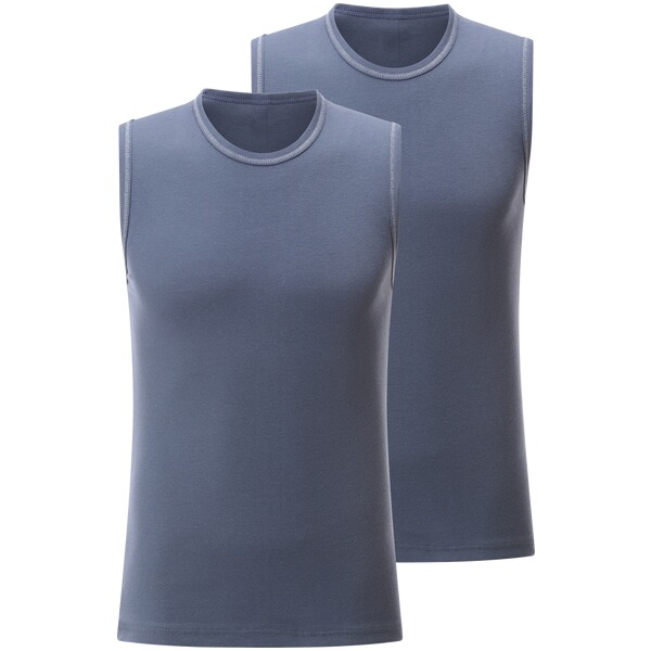 Thumbnail - 2er Pack Unterhemd WENMAR blau