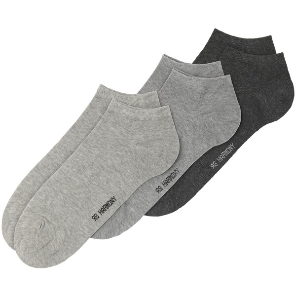 Thumbnail - 3er Pack Sneakersocken MODONI grau