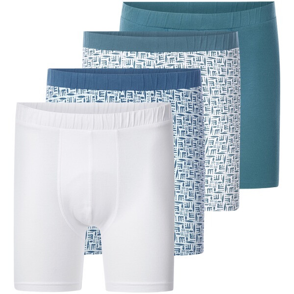 Thumbnail - 4er Pack Boxershorts VITLIDE petrol mint weiß