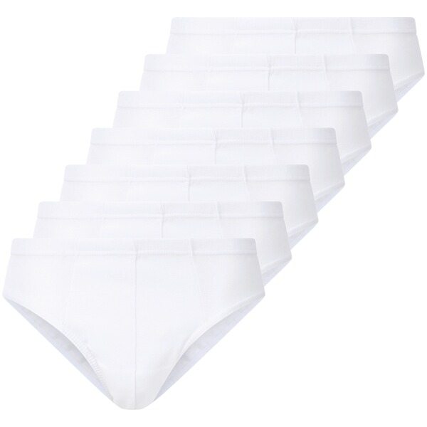 Thumbnail - 7er Pack Slips FORTUNO weiß