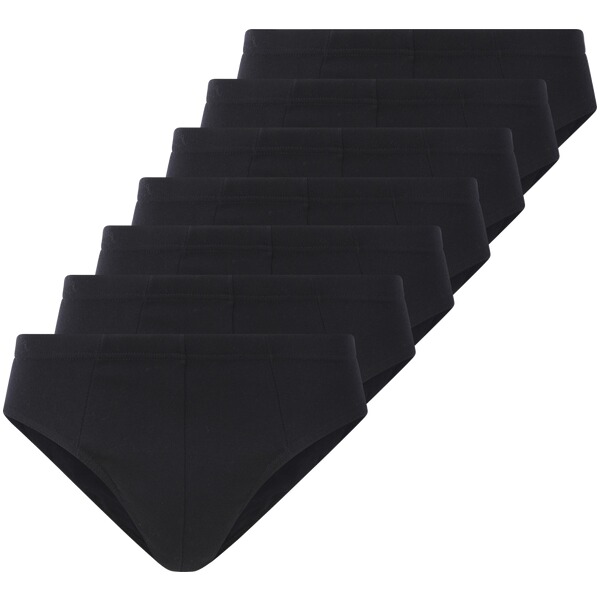 Thumbnail - 7er Pack Slips FORTUNO schwarz