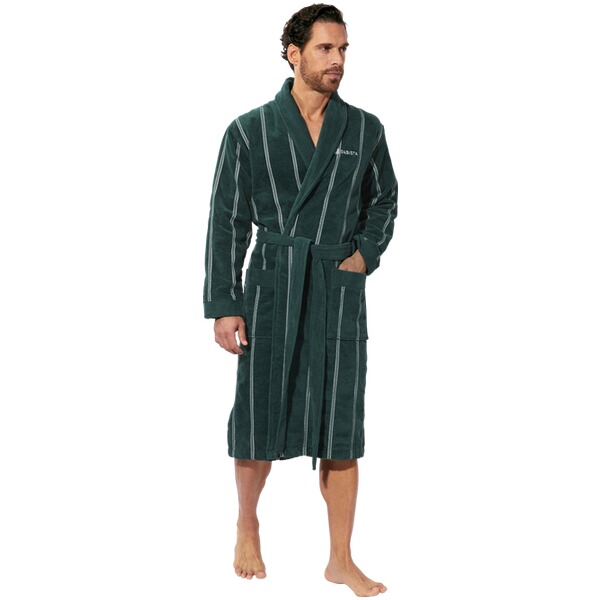 Thumbnail - Bademantel ARMANDI dunkelgrün