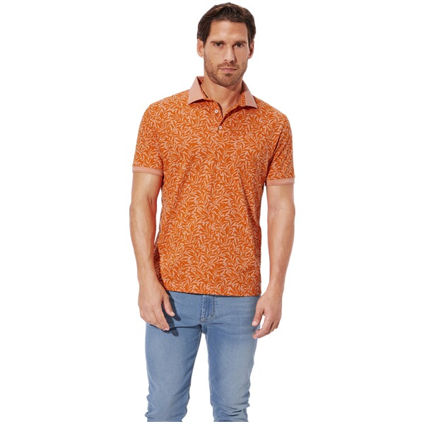 Thumbnail - Doppelpack Poloshirt FALDIN orange dunkelblau
