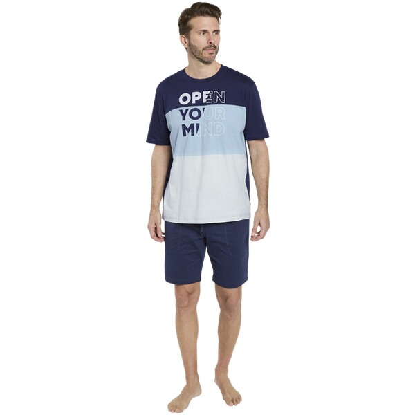 Thumbnail - Doppelpack Schlafanzug VENELLA braun blau