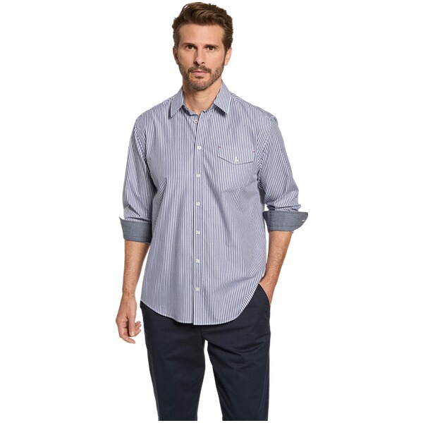 Thumbnail - Hemd MARINARI weiß blau