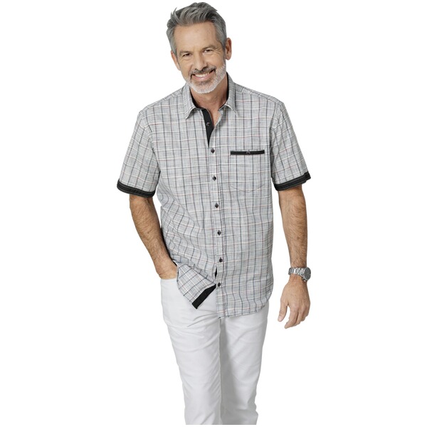 Thumbnail - Kurzarmhemd GIDONA dunkelblau