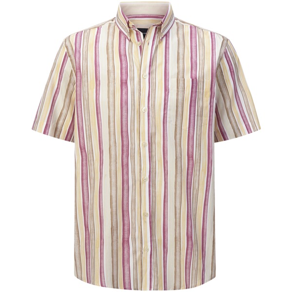 Thumbnail - Kurzarmhemd BENZETTI rot gelb