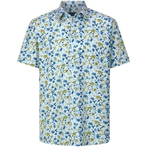 Thumbnail - Kurzarmhemd DOLCELORRO hellblau