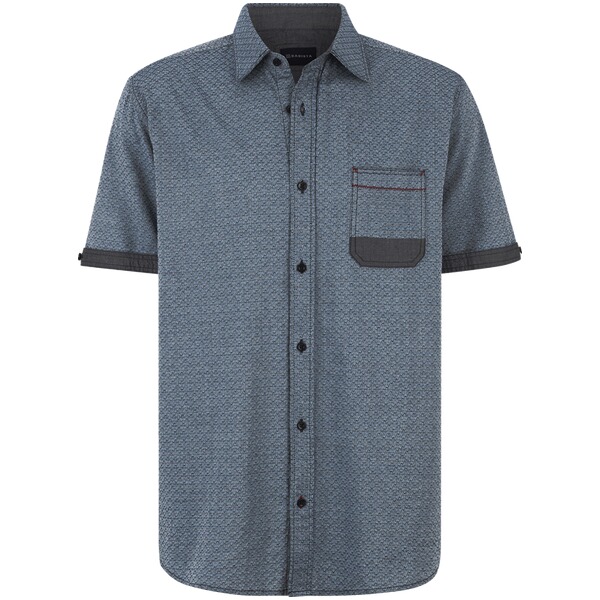 Thumbnail - Kurzarmhemd GINOLITZO blau