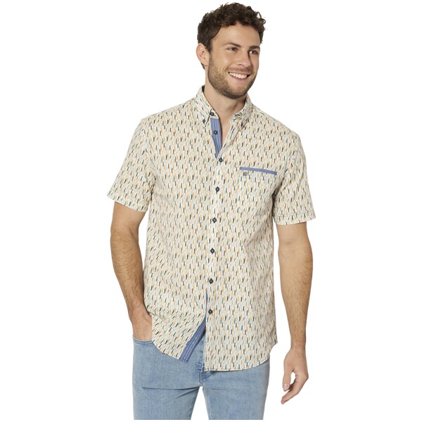 Thumbnail - Kurzarmhemd MARVIO weiß