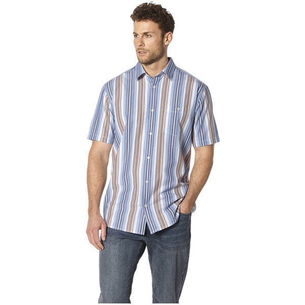 Thumbnail - Kurzarmhemd SILVESTULLI hellblau