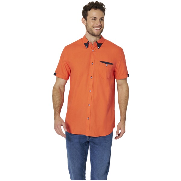 Thumbnail - Kurzarmhemd STEFZITE hellrot