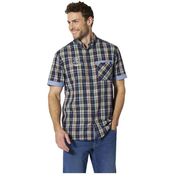 Thumbnail - Kurzarmhemd VALVETO dunkelblau