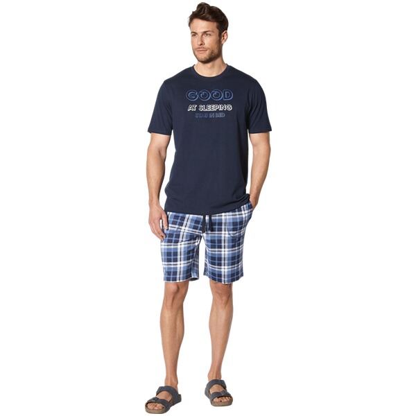 Thumbnail - Kurzer Schlafanzug ANGEFIZZI dunkelblau