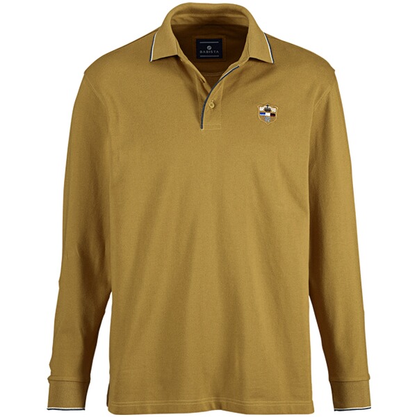 Thumbnail - Langarm-Poloshirt MILANVETZO dunkelgelb