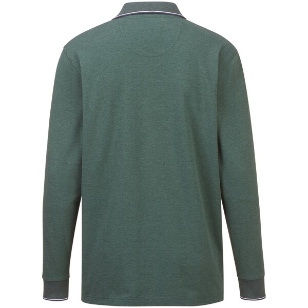 Thumbnail - Langarm-Poloshirt MILANVETZO grün