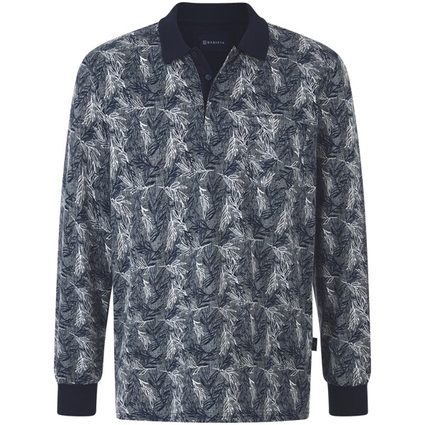 Thumbnail - Langarm-Poloshirt PIETASTO grau