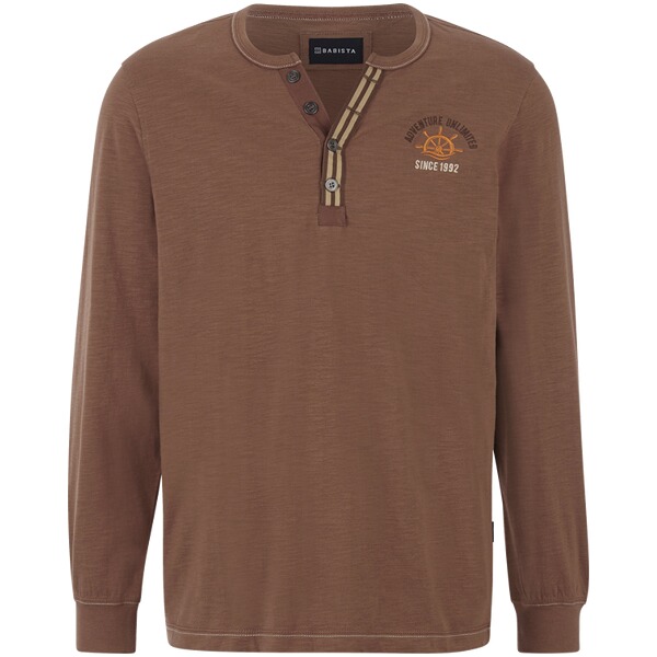 Thumbnail - Langarmshirt DANIVECCI braun