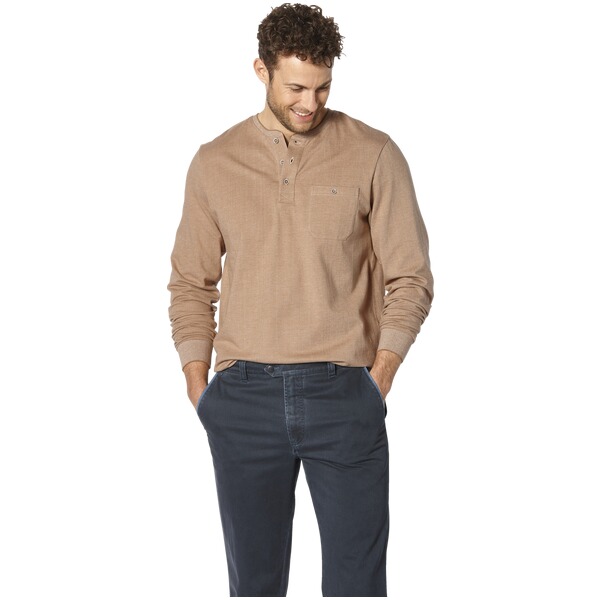 Thumbnail - Langarmshirt DIOVASTI beige