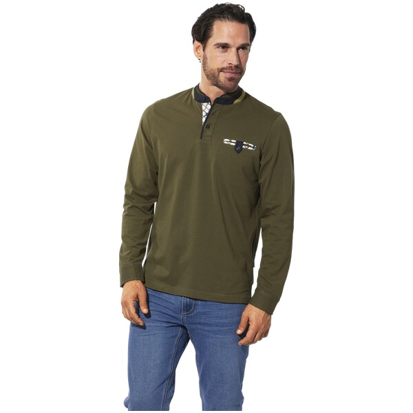 Thumbnail - Langarmshirt SAVIRO oliv