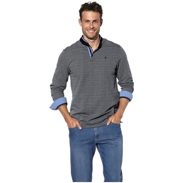 Thumbnail - Langarmshirt TIBERON dunkelblau