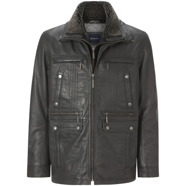 Thumbnail - Lederjacke CLASSUTTI dunkelgrau