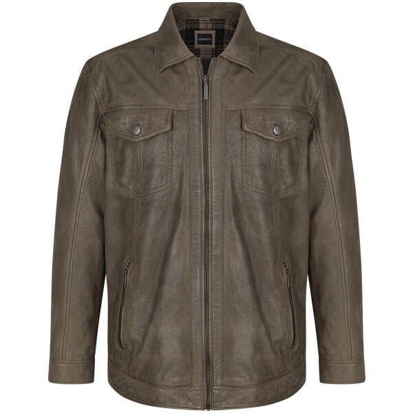 Thumbnail - Lederjacke ZANLITE braun