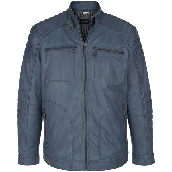 Thumbnail - Lederjacke ZANZINO blau