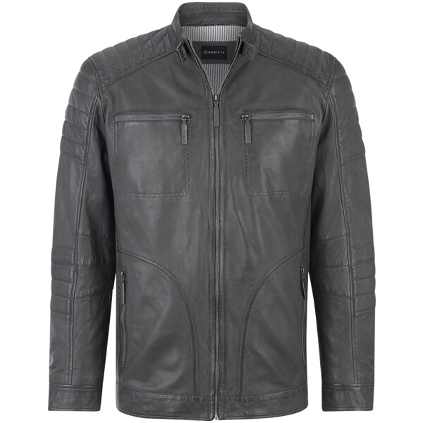 Thumbnail - Lederjacke ZANZINO grau