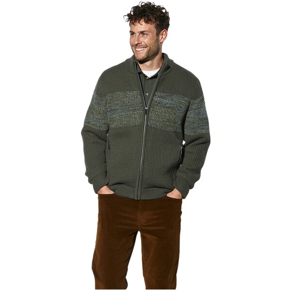 Thumbnail - Outdoor Strickjacke BRUSITATI oliv