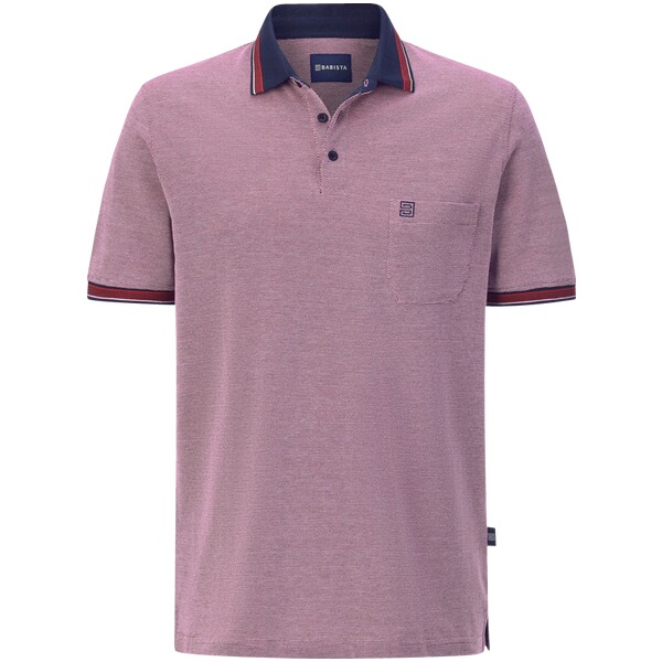 Thumbnail - Poloshirt FLORELLO rot