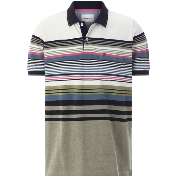 Thumbnail - Poloshirt ORVINO weiß oliv