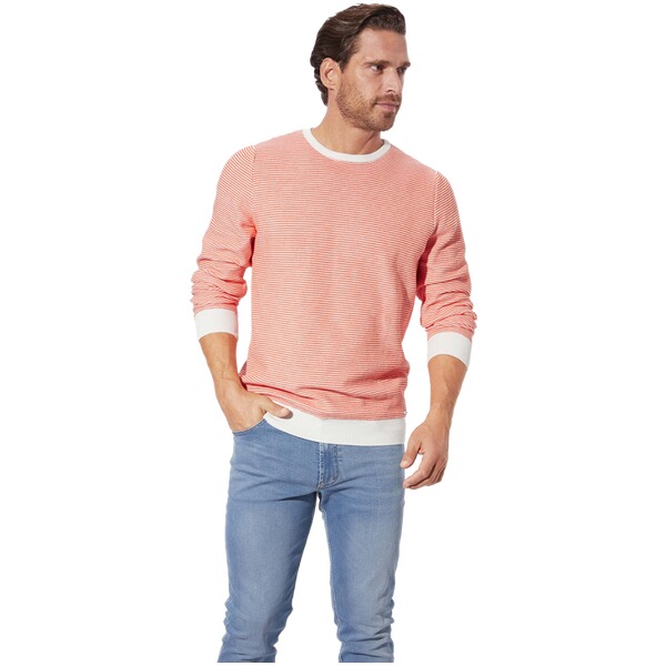 Thumbnail - Pullover ALDOMINO orange weiß