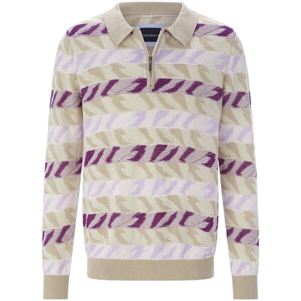 Thumbnail - Pullover VARIN lila beige
