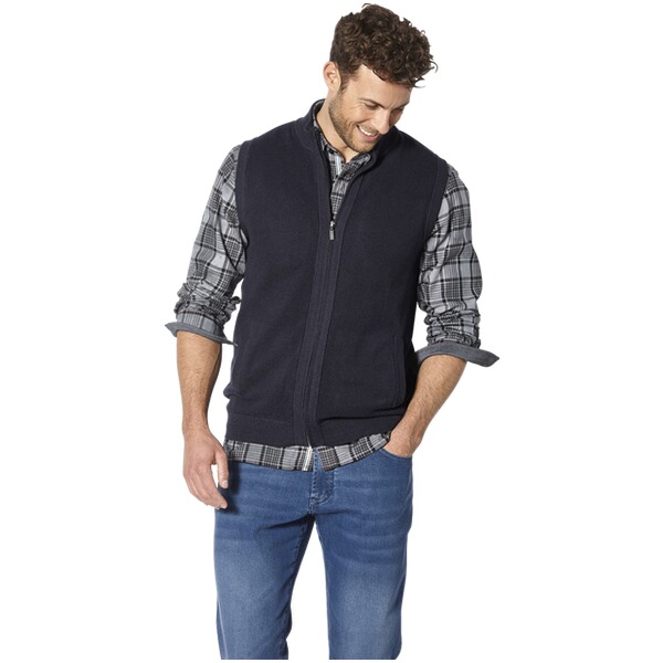 Thumbnail - Strickweste AMOTASSI dunkelblau