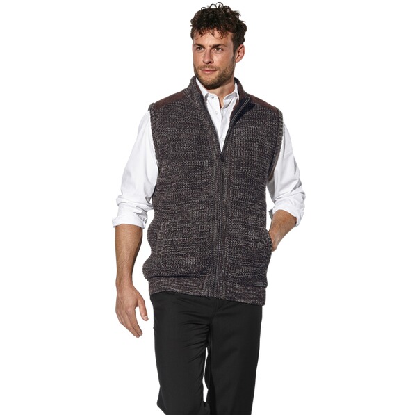 Thumbnail - Strickweste MAIALESSI dunkelbraun