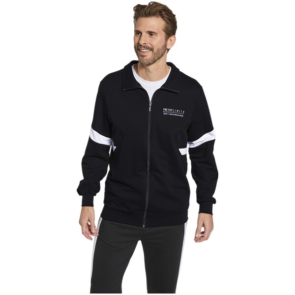 Thumbnail - Sweatjacke ELEGANZIO schwarz