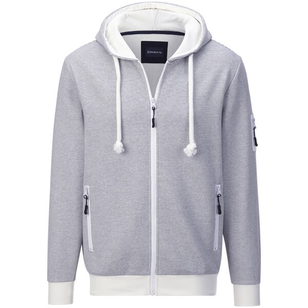 Thumbnail - Sweatjacke NOLIENZA weiß blau