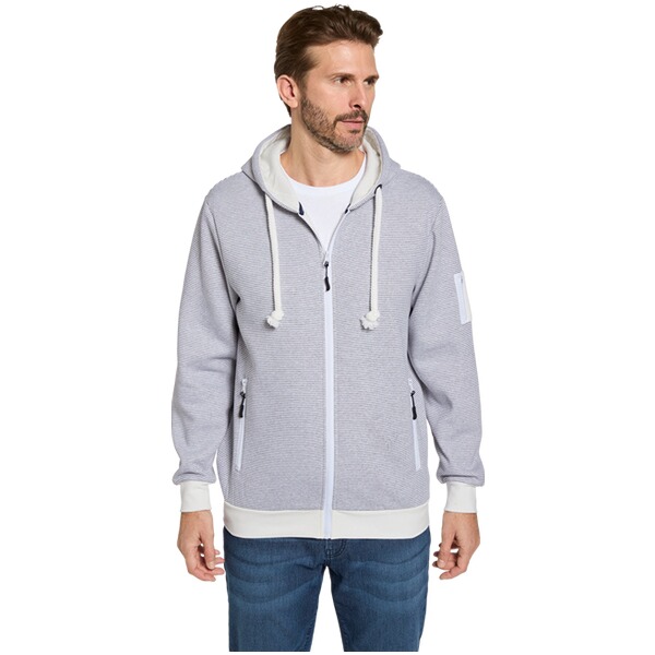 Thumbnail - Sweatjacke NOLIENZA weiß blau