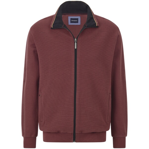 Thumbnail - Sweatjacke TOMESTELLI dunkelrot