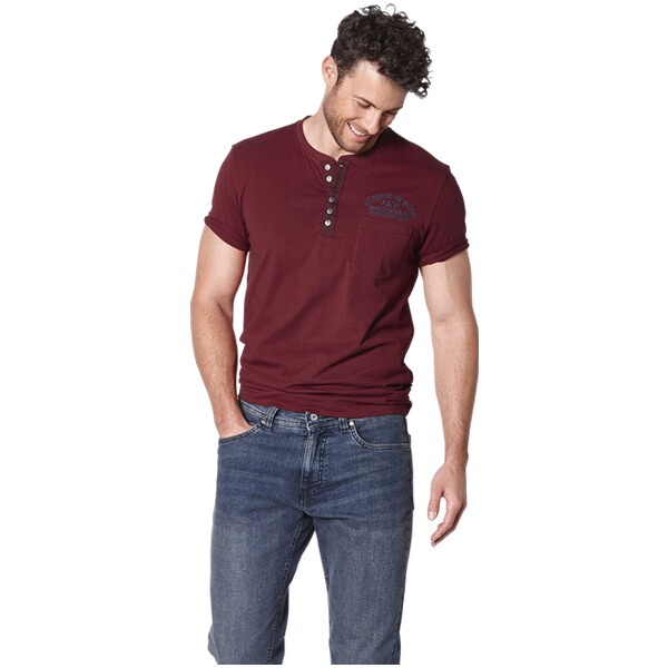 Thumbnail - T-Shirt NICOSTILO dunkelrot