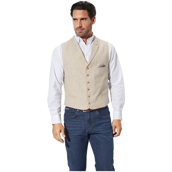 Thumbnail - Weste BALDUINO beige