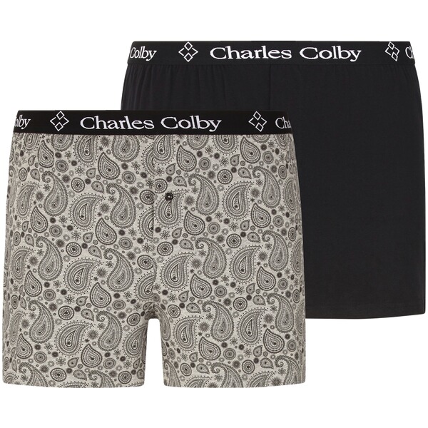 Thumbnail - 2er Pack Boxershorts LORD PALLONY grau