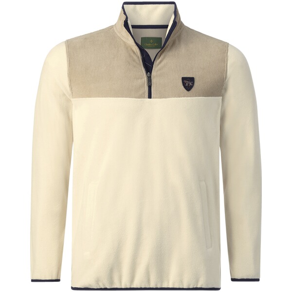 Thumbnail - Fleece-Sweatshirt DUKE DILLEN wollweiß