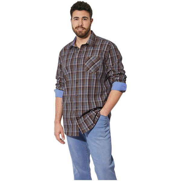 Thumbnail - Hemd DUKE MALACHAI dunkelrot